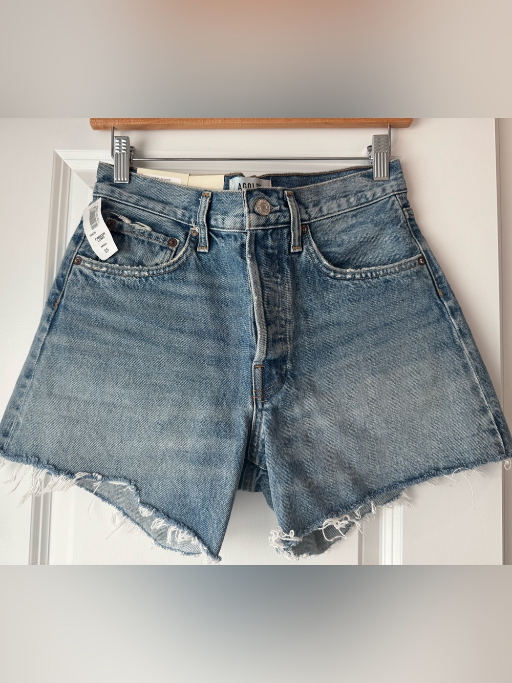 AGOLDE “Parker Long” Denim Shorts- New with Tags!
